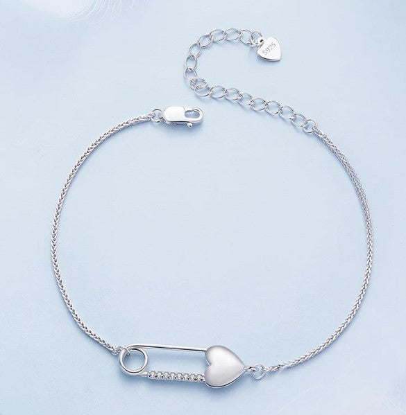 CONJUNTO 2 PEÇAS PULSEIRA E BRINCO PRATAS 925