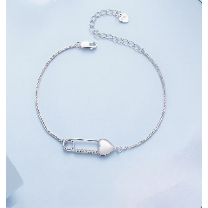 CONJUNTO 2 PEÇAS PULSEIRA E BRINCO PRATAS 925