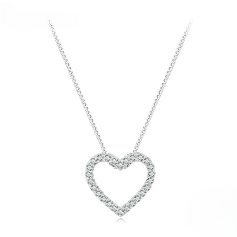COLAR HEART PRATAS 925