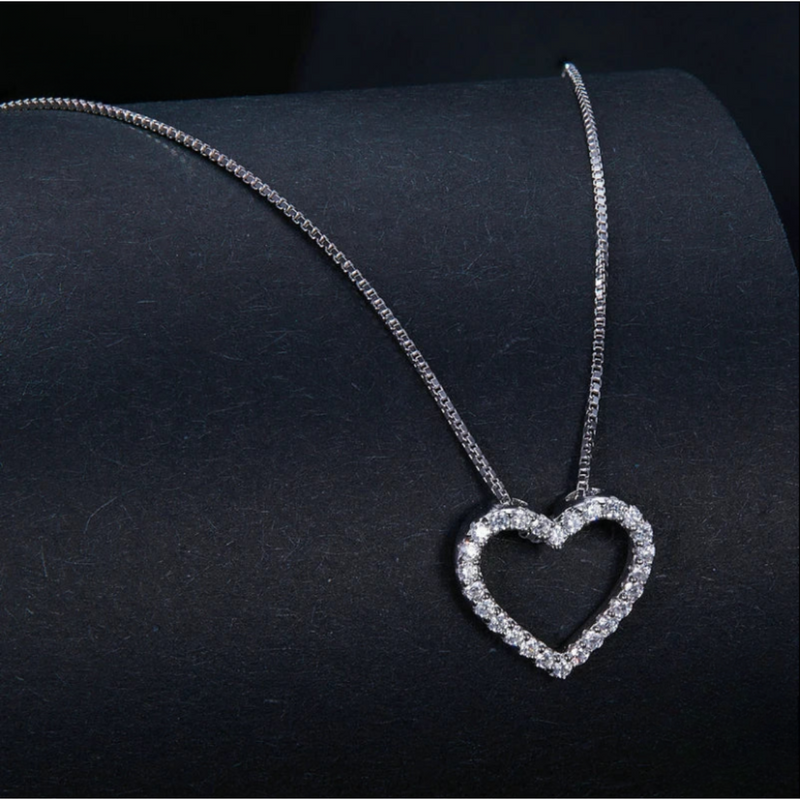 COLAR HEART PRATAS 925