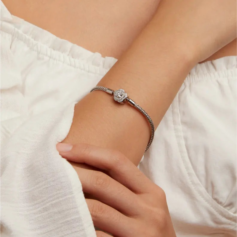 PULSEIRA DE CRISTAL PRATAS 925