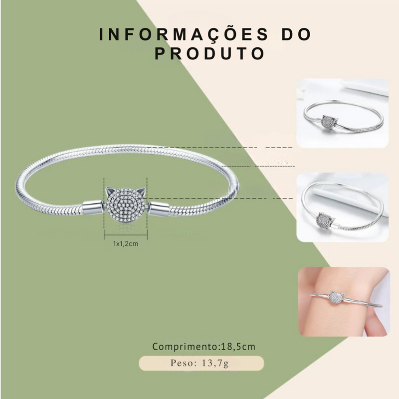 PULSEIRA CAT PRATAS 925