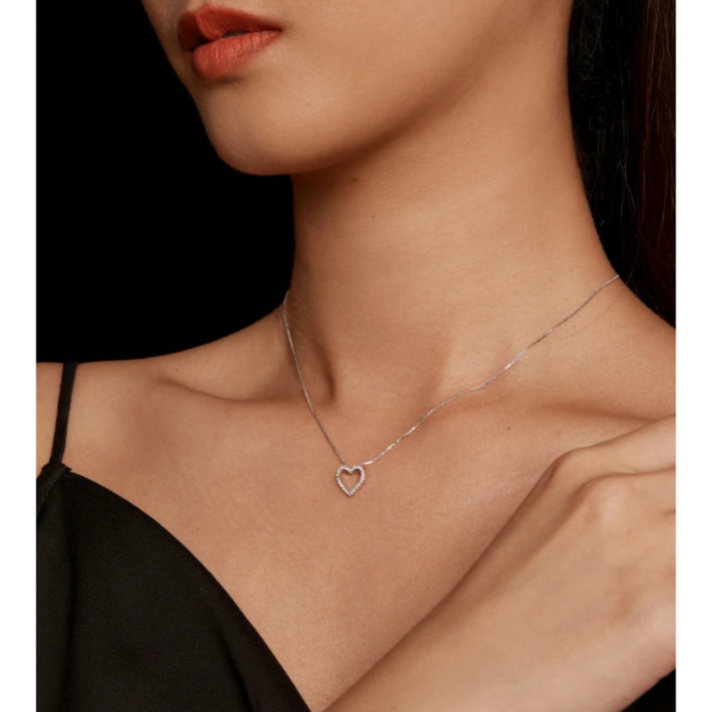 COLAR HEART PRATAS 925