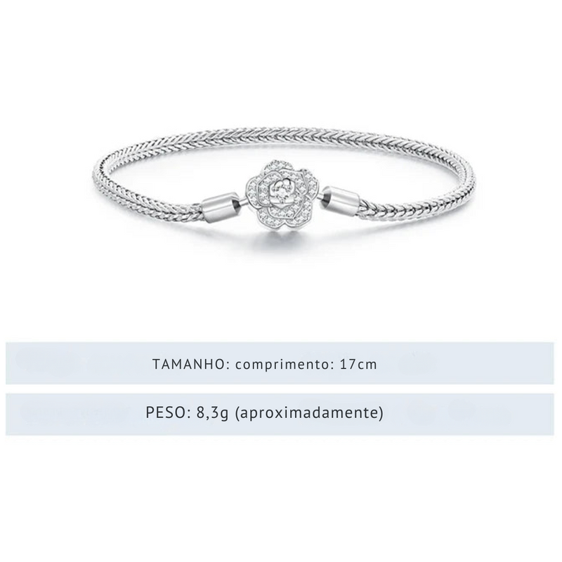 PULSEIRA DE CRISTAL PRATAS 925