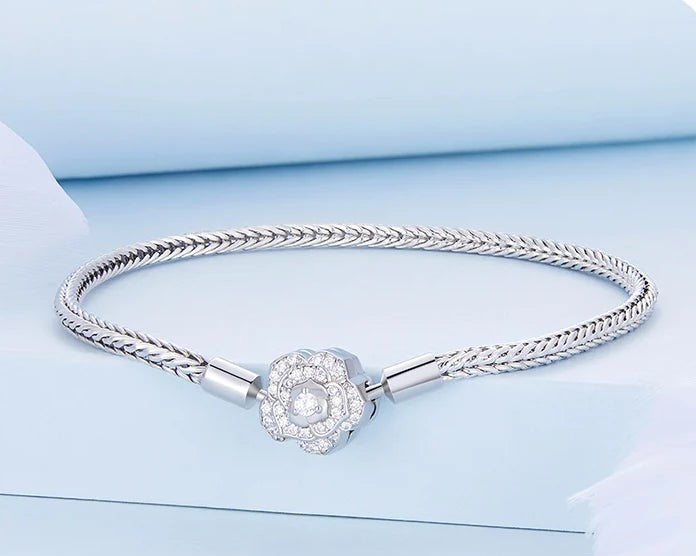 PULSEIRA DE CRISTAL PRATAS 925
