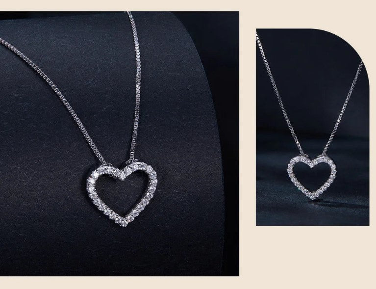 COLAR HEART PRATAS 925
