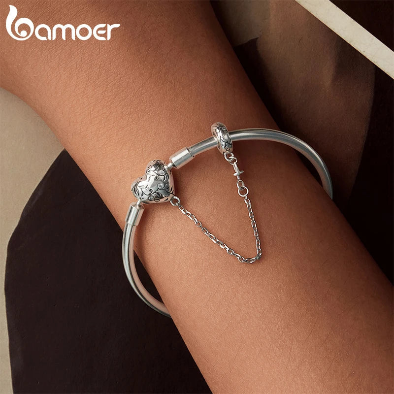 PULSEIRA HEART PATTERN PRATAS 925